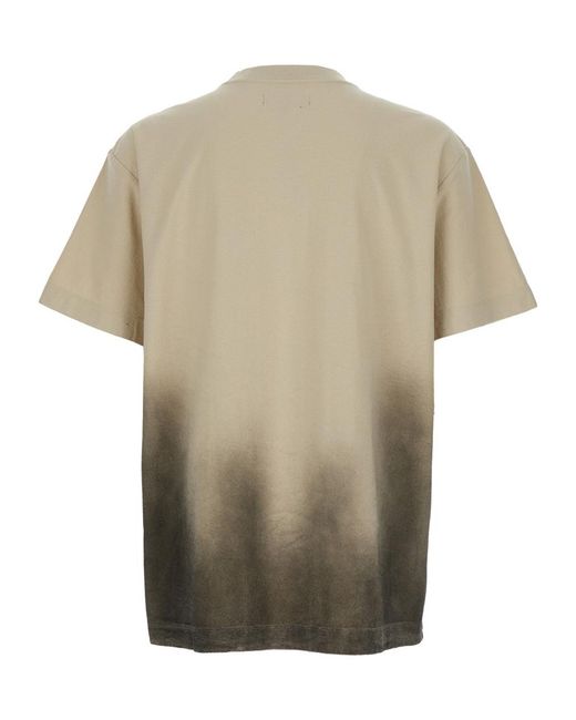 Purple Brand Green Textured Jersey Ss Tee for men
