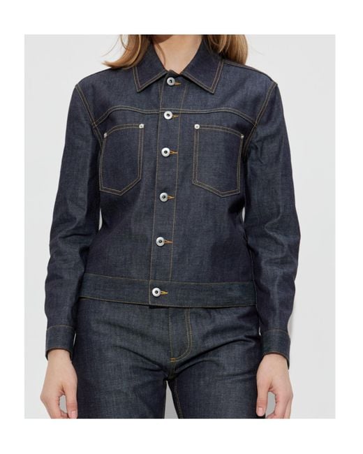 Bottega Veneta Blue Denim Jackets