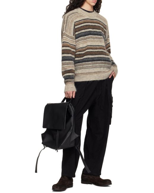 Marsèll Black Patta Backpack for men