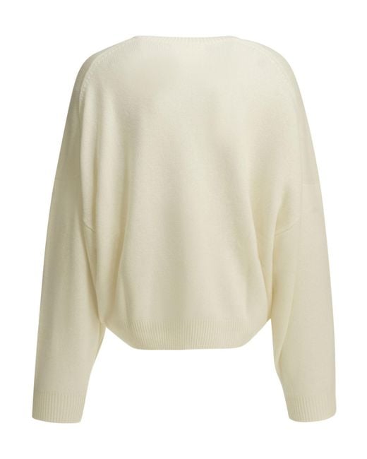 Lisa Yang Natural Long-Sleeved Pullover