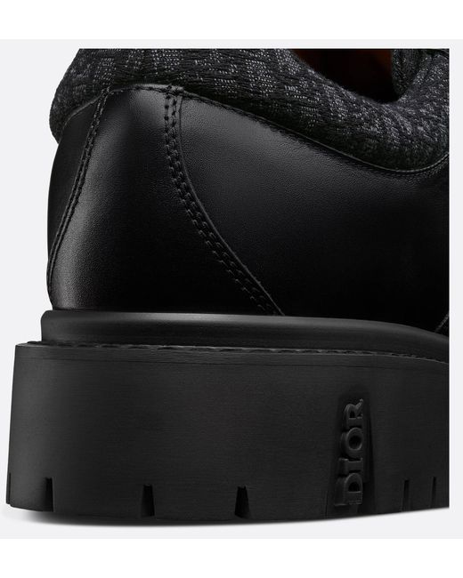 Dior Black Homme Explorer Iii Derby Shoes for men