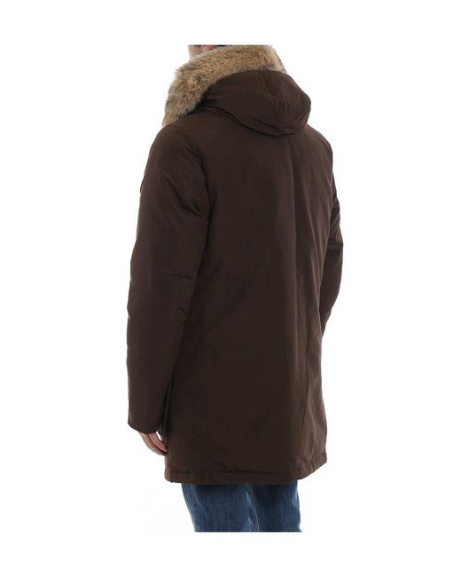 Woolrich Black A Coat Down Jacket for men