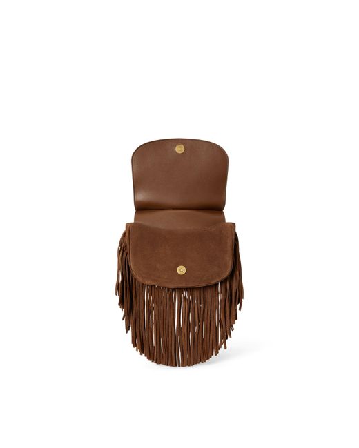 Ralph Lauren Brown Solid Color Crossbody Bag