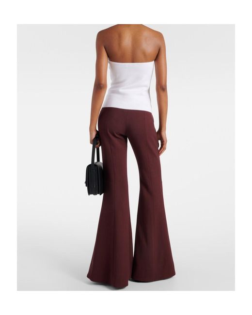 Gabriela Hearst White Wool And Silk-Blend Top