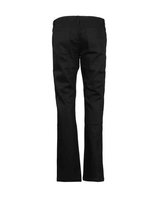 A.P.C. Black Slim Fit Straight-Leg Jeans for men