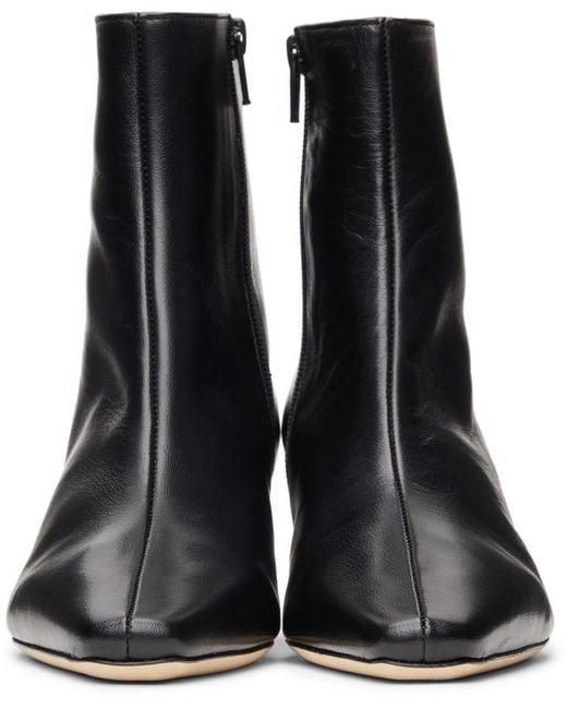 Staud Black Wally Ankle Boots