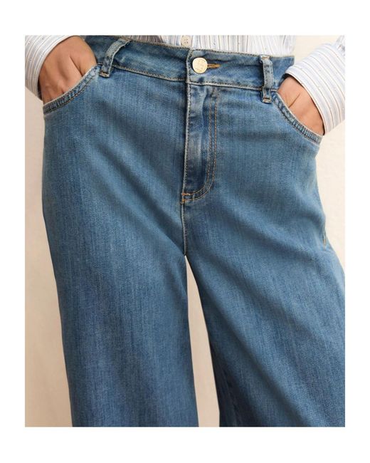 Marella Blue Belt Loop Jeans
