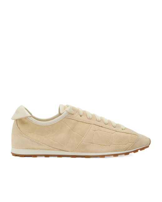Jacquemus Natural Les Tennis Textured Suede Sneakers