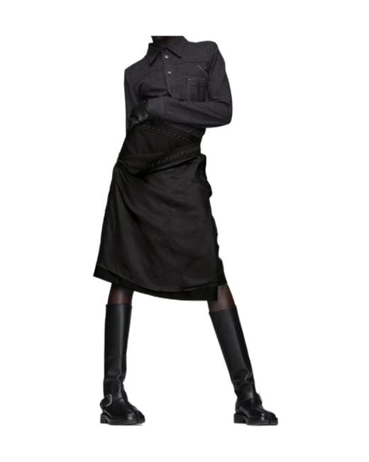 Maison Margiela Black Shirt Dress