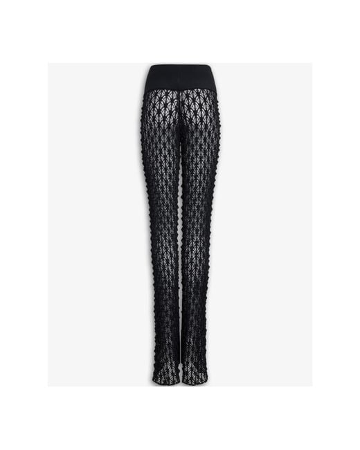 Alaïa Black Lace Knitted Pants