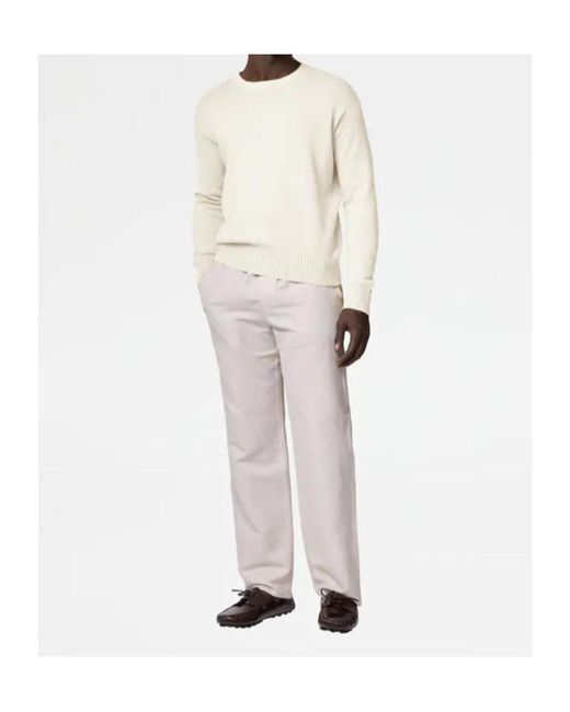 Tod's White Logo-Appliqué Jumper for men