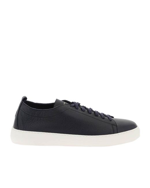 Henderson Blue Lace-Up Low-Cut Skate Shoes for men