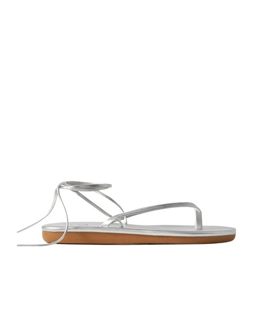 Ancient Greek Sandals White Ancient Greek Sandals
