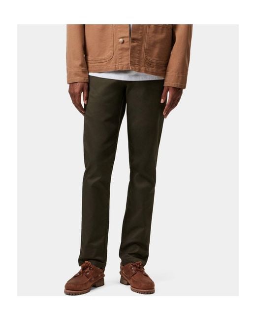 Carhartt Gray Slim-Fit Chinos for men