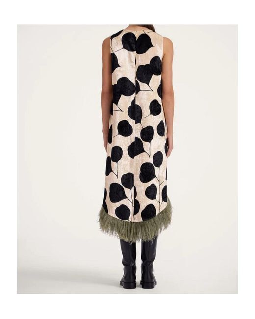LaDoubleJ White La Scala Midi Dress