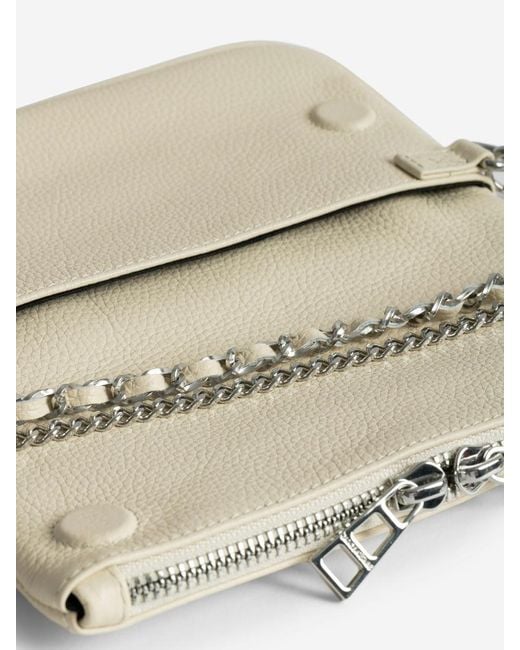 Zadig & Voltaire Natural Rock Nano Zip-Fastening Mini Bag