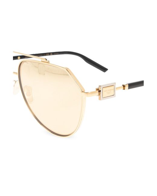 Dolce & Gabbana Natural Full-Frame Sunglasses for men