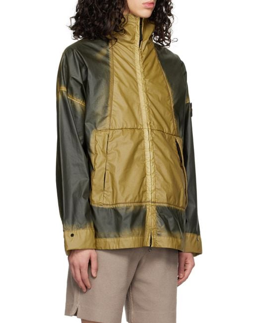 Stone Island Green Logo Casual Jacket for men
