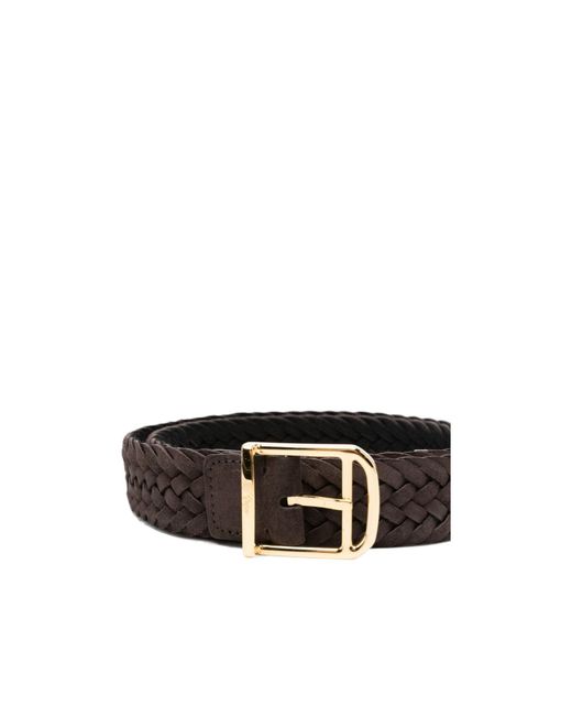 Brioni White Buckle Belt for men