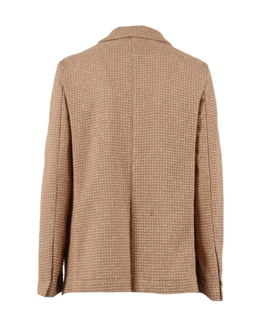 Fabiana Filippi Brown Sequin-Embellished Single-Breasted Jacket