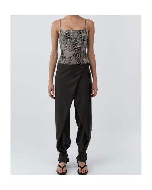 St. Agni Brown Savannah Silk Cami