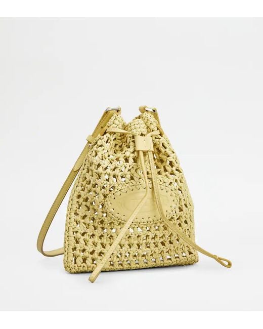 Tod's Metallic Bucket Bag