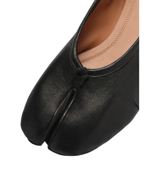 Maison Margiela Black Tabi Ballet Flats
