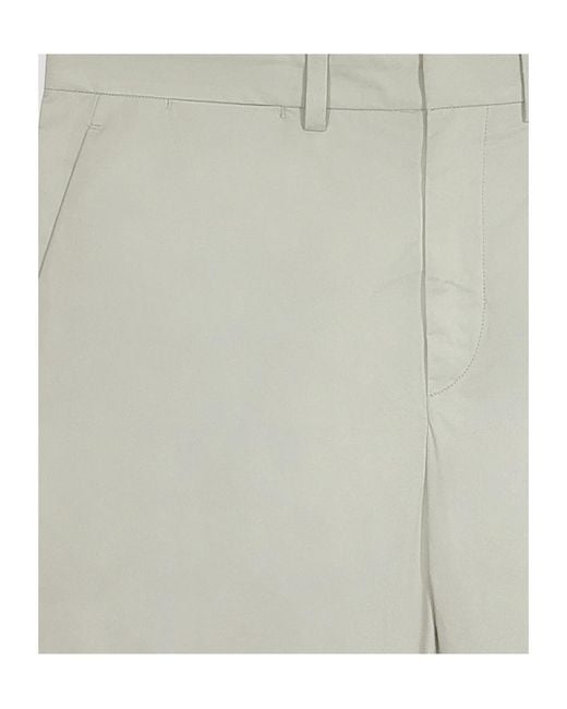 Rier Gray Casual Pants With Belt Loops for men