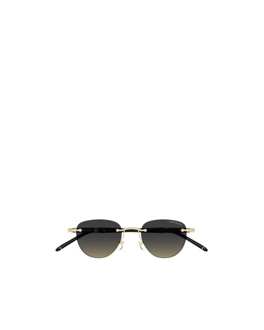 Montblanc Multicolor Eyewear Panthos Frame Sunglasses for men
