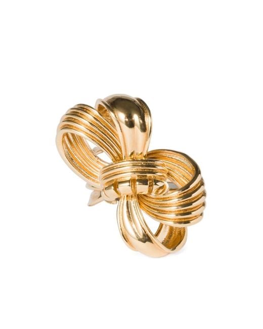 Miu Miu Metallic Metal Ring