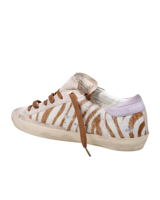 Golden Goose Deluxe Brand Multicolor Super-Star Lace-Up Sneakers