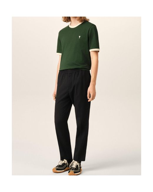 AMI Black Trousers for men