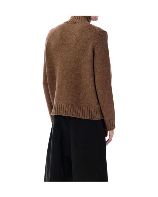 Studio Nicholson Brown Loris High-Neck Knitwear for men