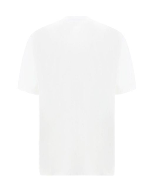 DSquared² White Graphic Printed Crewneck T-Shirt for men