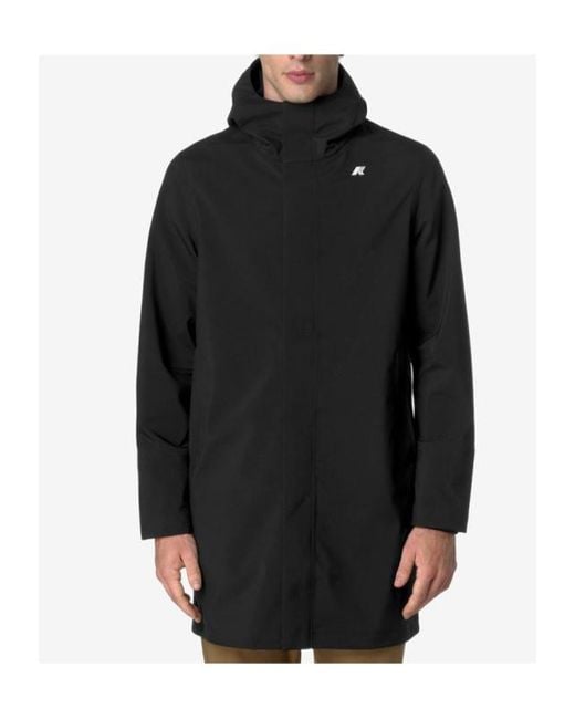 K-Way Black Thomas Bonded Parka for men