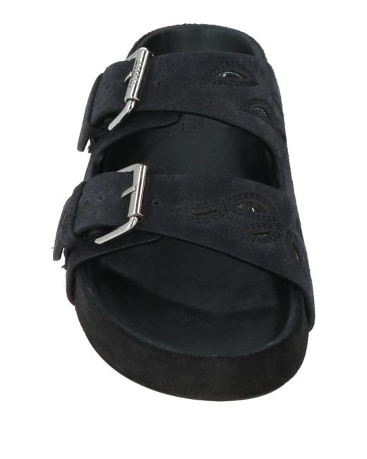 Isabel Marant Black Solid Color Sandals