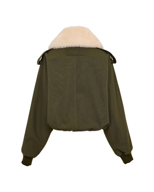 Givenchy Green Shearling Bmbr Ld62