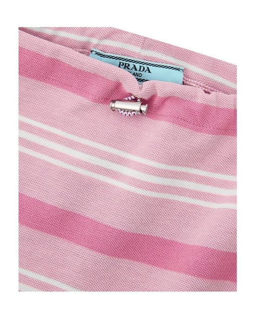 Prada Pink Pencil Midi Skirt