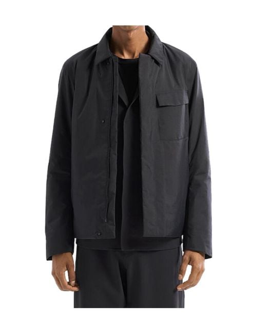 Veilance Black Spere Zip-Front Jacket for men