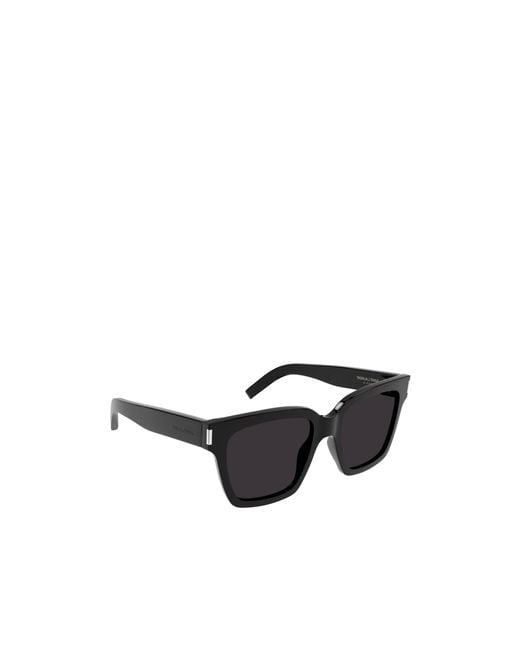 Saint Laurent White Eyewear Square Frame Sunglasses