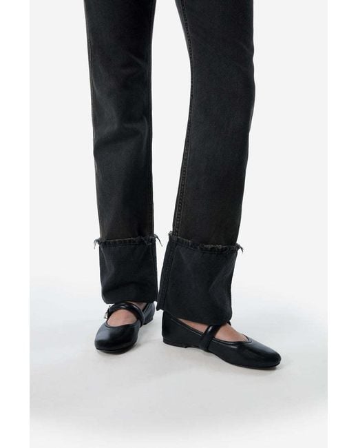 Coperni Black Turn Up-Hem Jeans