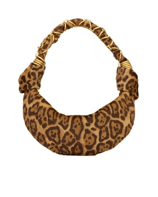 Saint Laurent Brown Amalia Mini Shoulder Bag