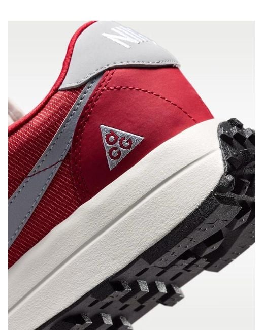 Nike Red Acg Ldv Lace-Up Sneakers for men