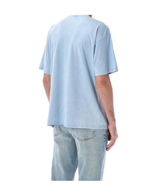 Represent Blue Western Initial Relaxed T-Shirt for men