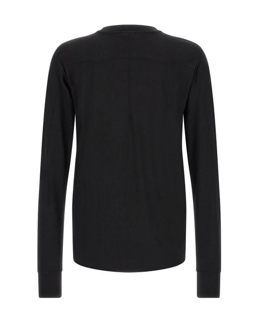 Thom Krom Black M Ts 970 Thumb-Hole Sweater for men