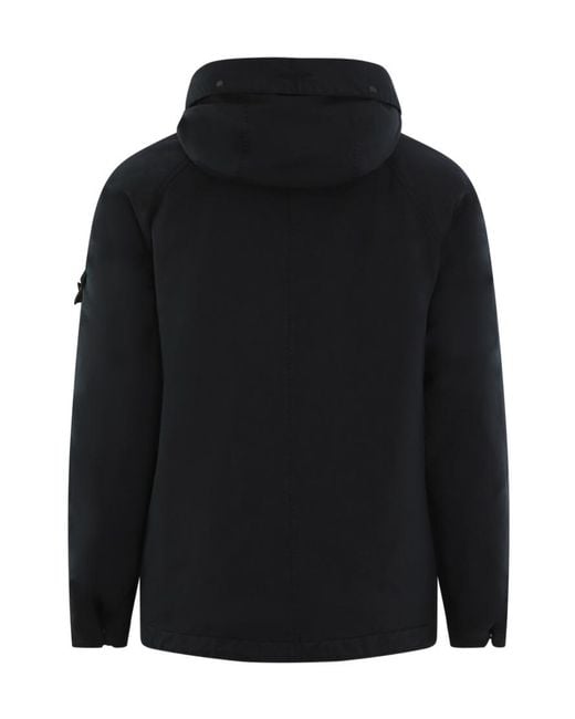 Stone Island Black David Tc Down Jacket for men