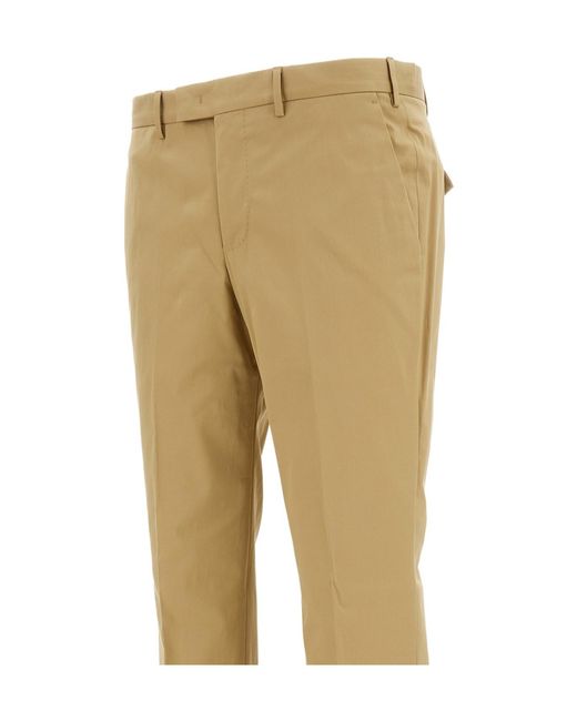 PT01 Natural Cuffed Trousers for men