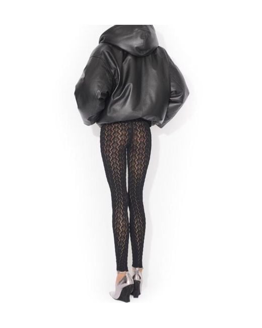 Alaïa Black Alaïa Stretch Lace Catsuit
