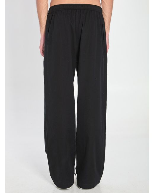Céline Black Drawstring Trousers for men