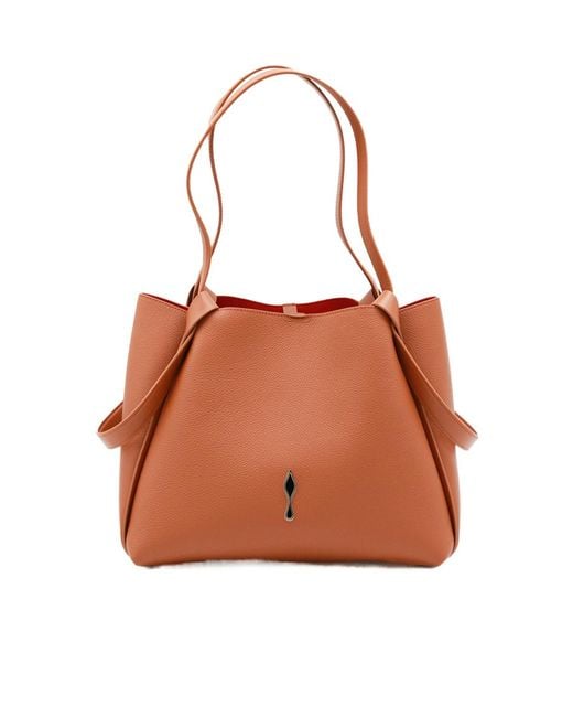 Christian Louboutin Brown Bettina Small Tote Bag